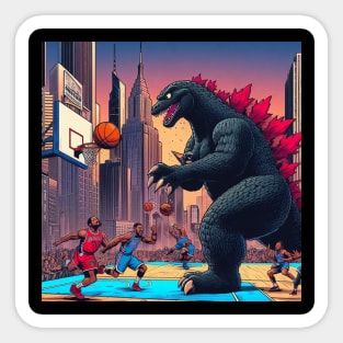 Godzilla in New York 1a . Sticker